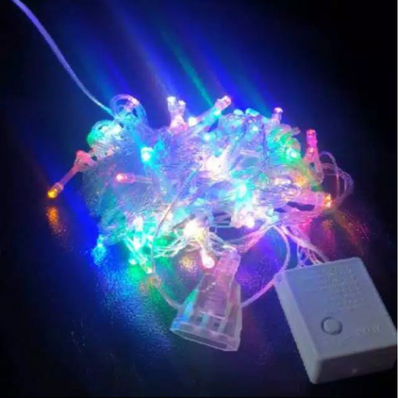 Lampu Natal 10 meter Rainbow Tumbler LED Twinkle Lampu Dekorasi Hias Rainbow