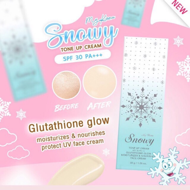 (Ada hadiah masker) Snowy Tone Up Cream by MY KANA