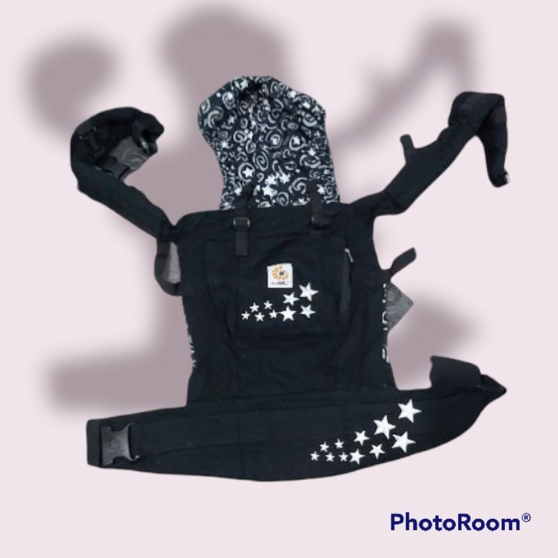 ergo baby carrier starnight preloved murah gendongan ergo baby mshape