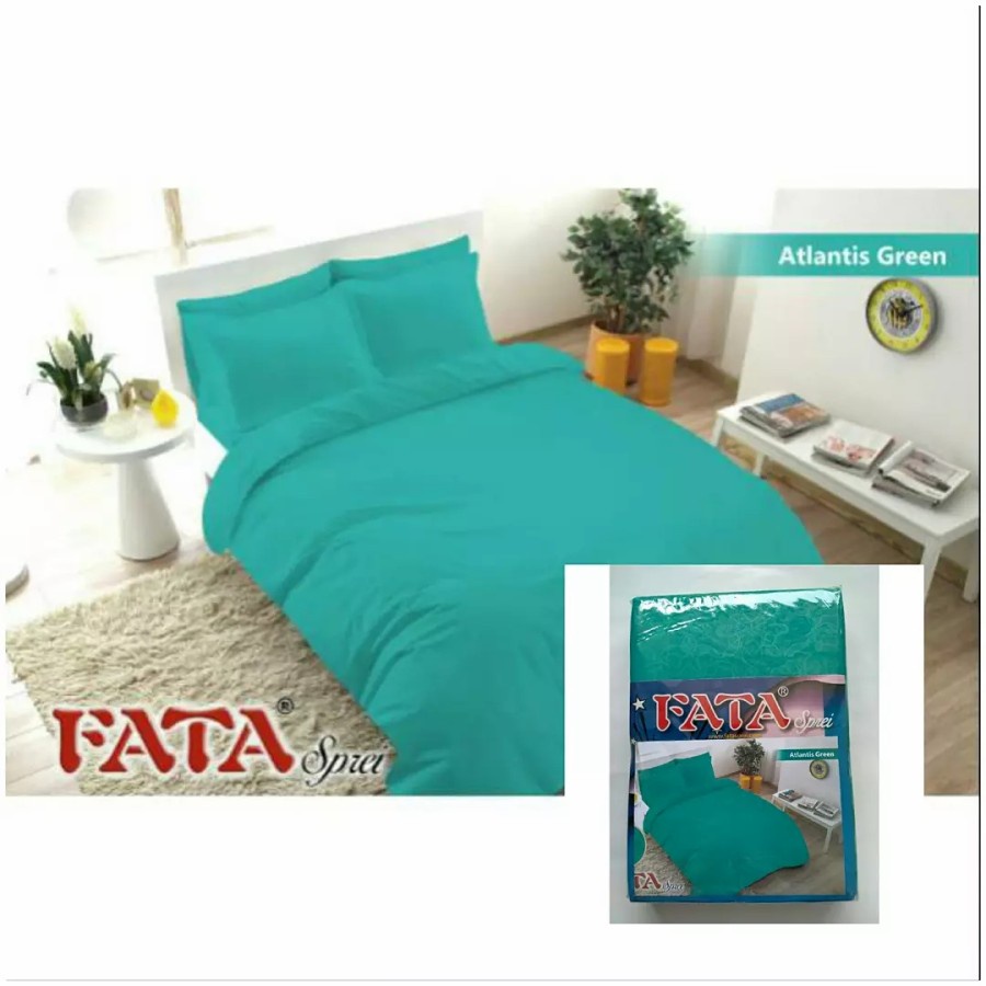 Sprei Fata Polos Ukuran 120x200 Motif Atlantis Green