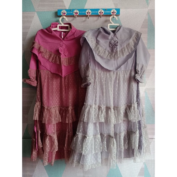 GAMIS ANAK TANGGUNG / GAMIS TILE / GAMIS BRUKAT