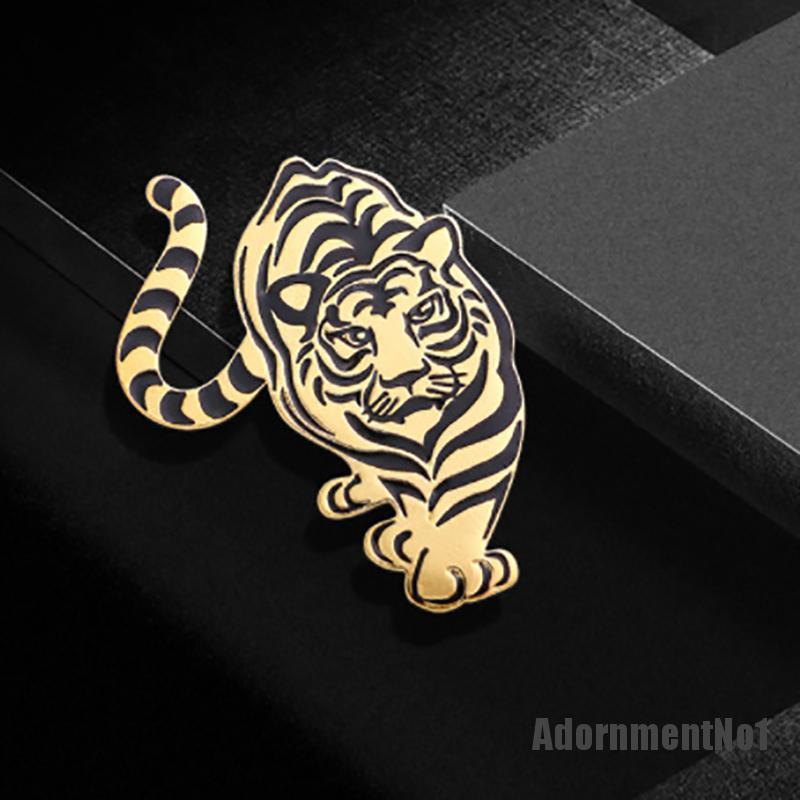 (Adornmentno1) Bros Pin Enamel Desain Harimau Untuk Pria