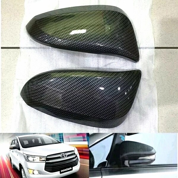 Cover spion mobil toyota INNOVA REBORN 2016 ON CARBON