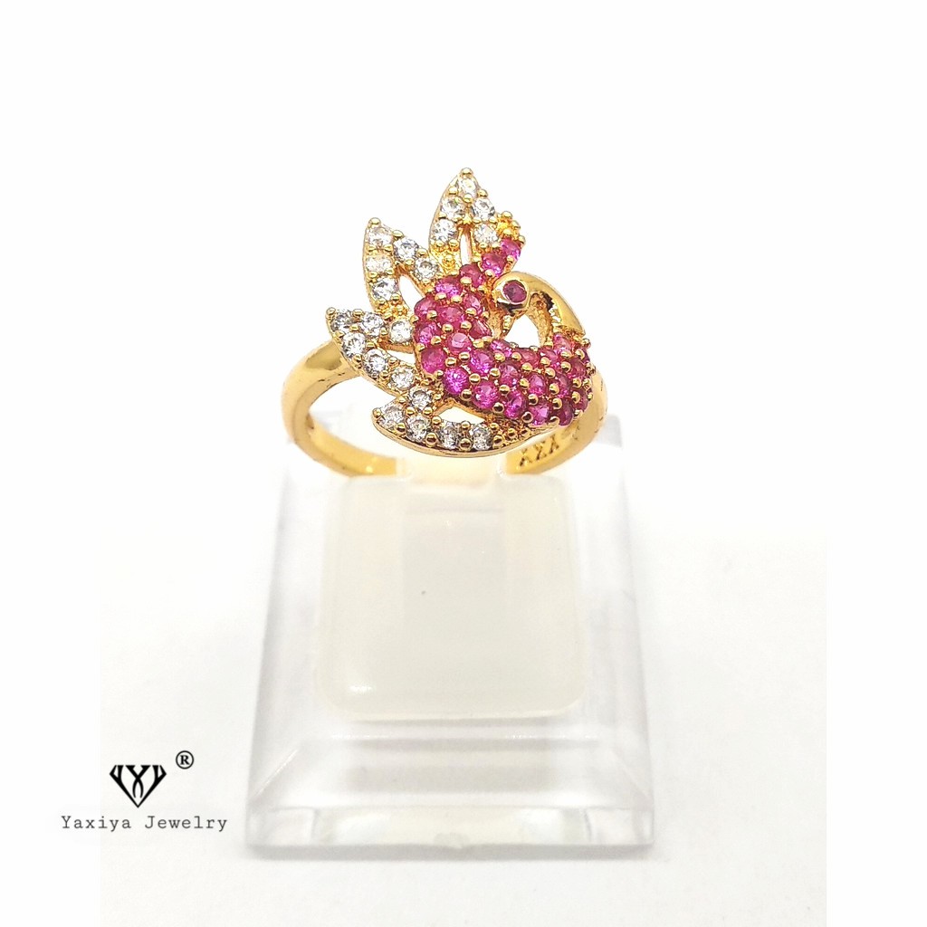 

Cincin permata Lapis emas Perhiasan imitasi Gold Yaxiya Jewelry 198