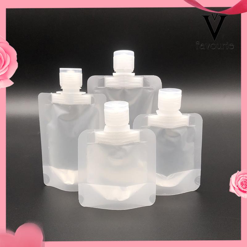 [COD]30ml 50ml 100ml Travel Lotion Sub-kemasan Tas Kosmetik Minyak Esensial Tas Nozzle Flip-top-FA