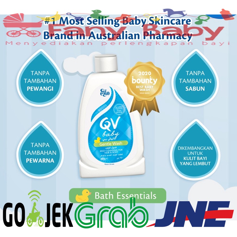 QV BABY GENTLE WASH 250GR