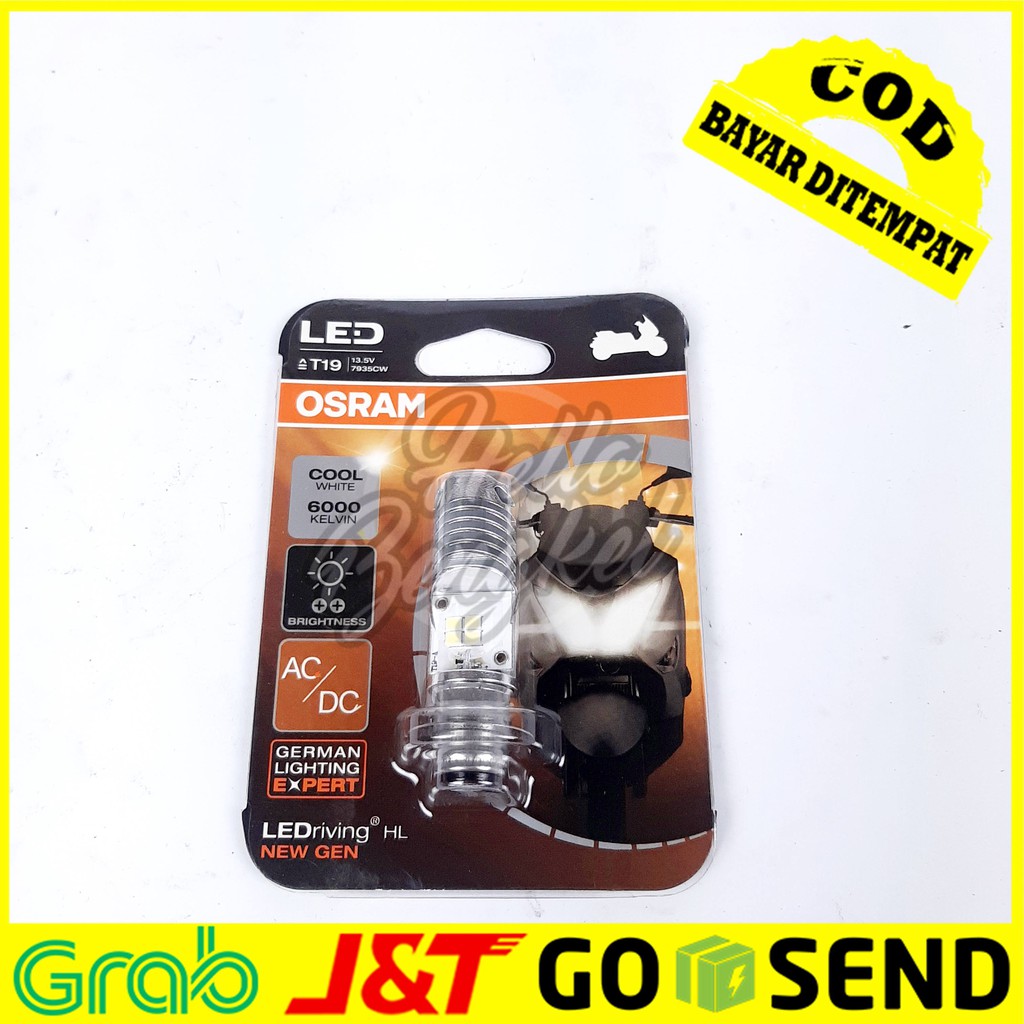 LAMPU BOHLAM OSRAM  LED DEPAN VARIO BEAT SCOOPY HONDA YAMAHA