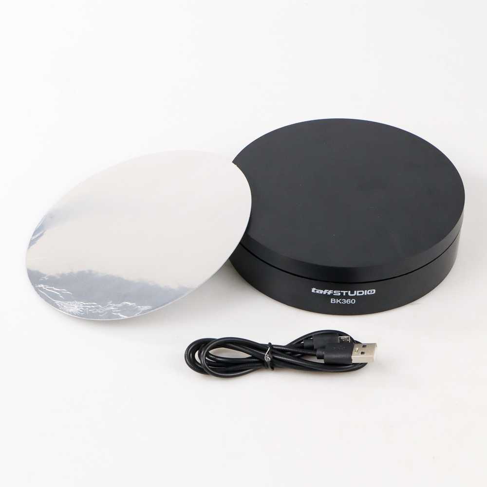 Alas Putar Fotografi Rotating Display Base 13.5cm BK360 TaffSTUDIO