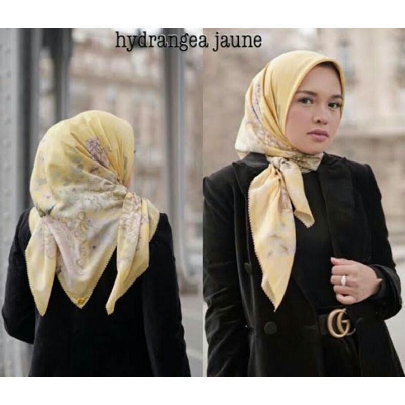 hydrangea jaune buttonscarves