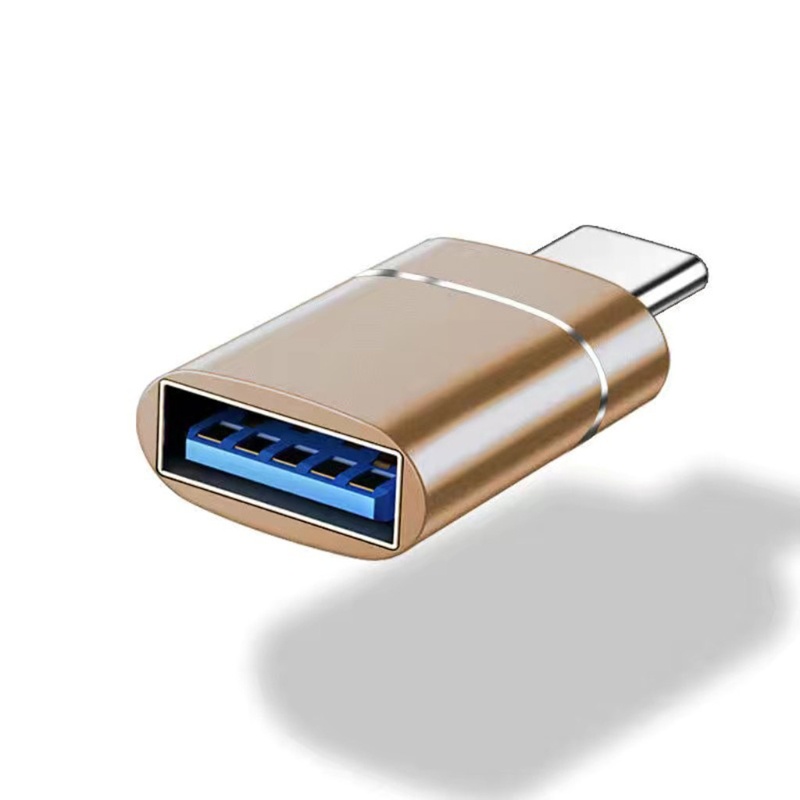 Cre Cembung Hitam/Golden Untuk Tipe C Ke USB 3.0 OTG Safe Adapter