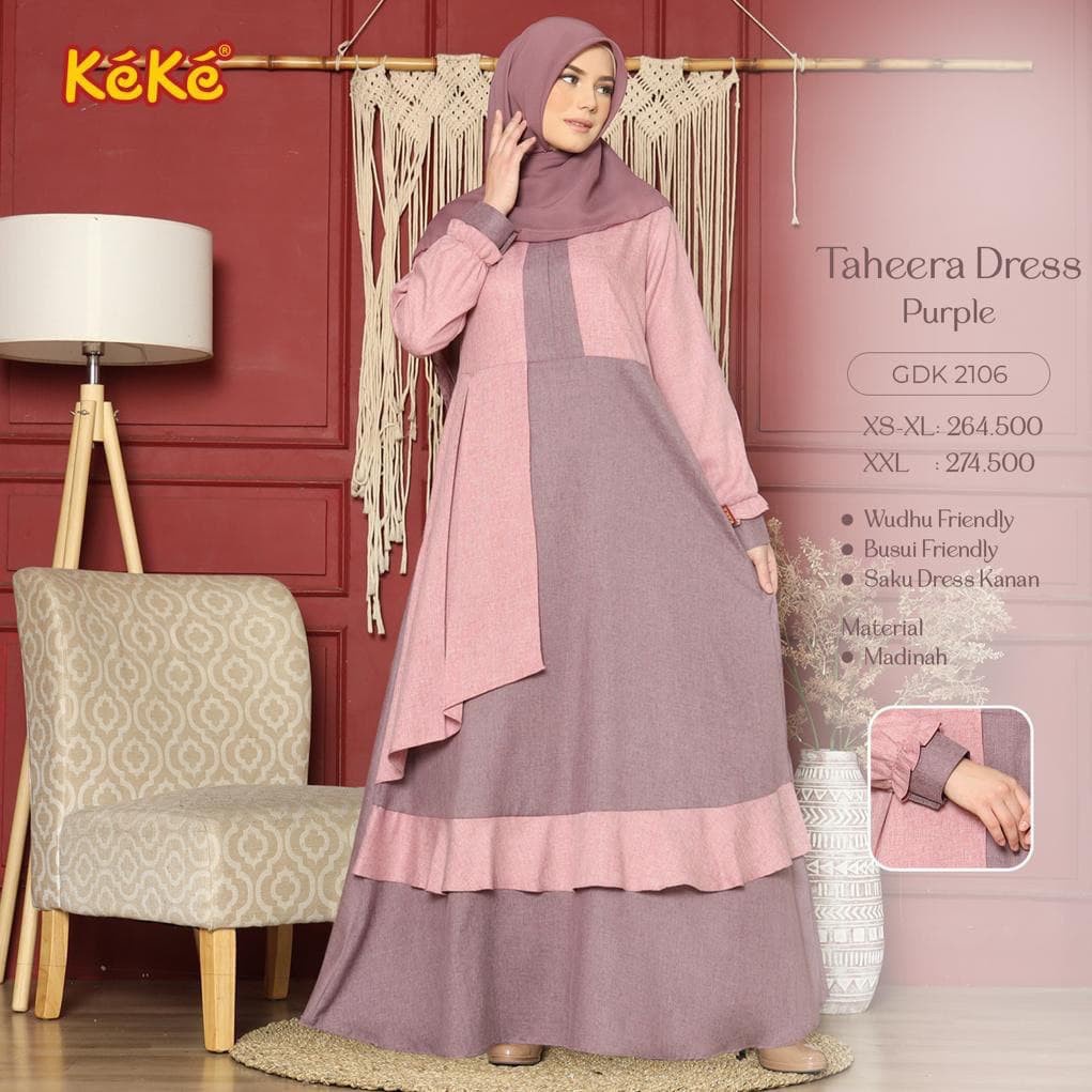 GAMIS DEWASA KEKE GDK 2106 TOSCA,PURPLE