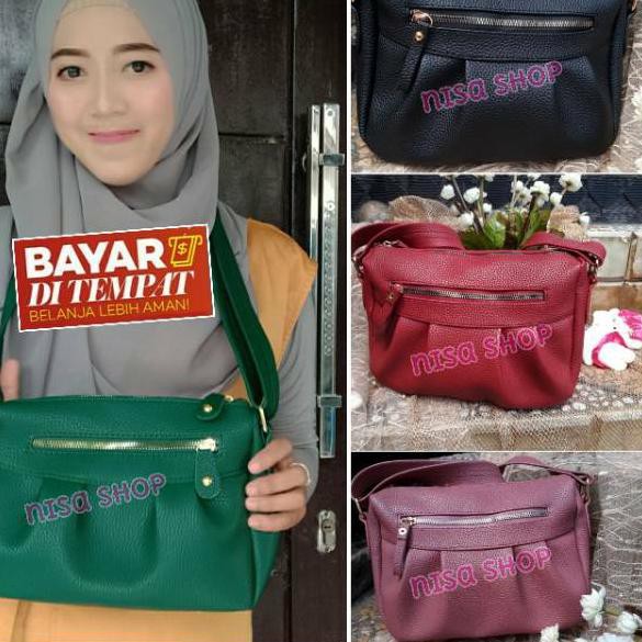 Terbaru.. BISA(COD) TAS  PAPIRUT SELEMPANG REMPEL WANITA uk S 25x20 Tasik