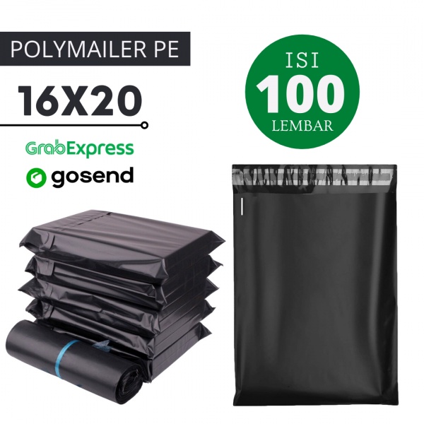 PLASTIK POLYMAILER / PLASTIK PACKING UKURAN 16X20
