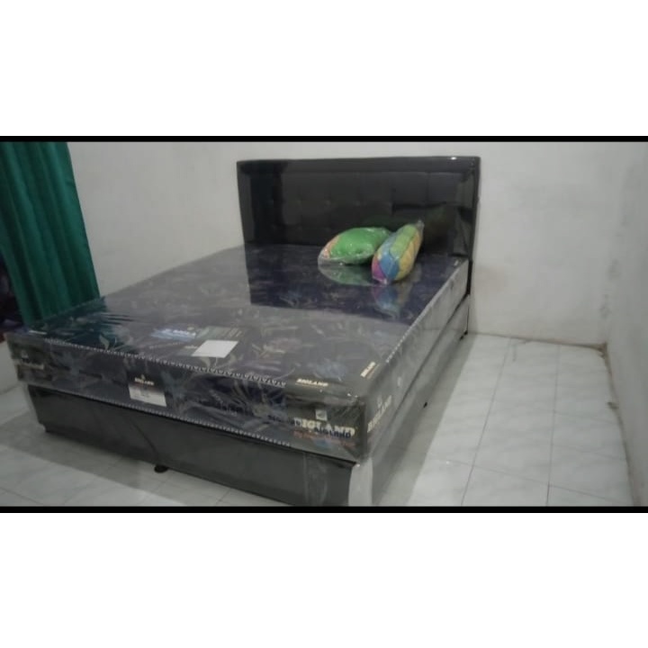 SPRINGBED FULL SET BIGLAND SANDARAN SOFA DATAR LIS