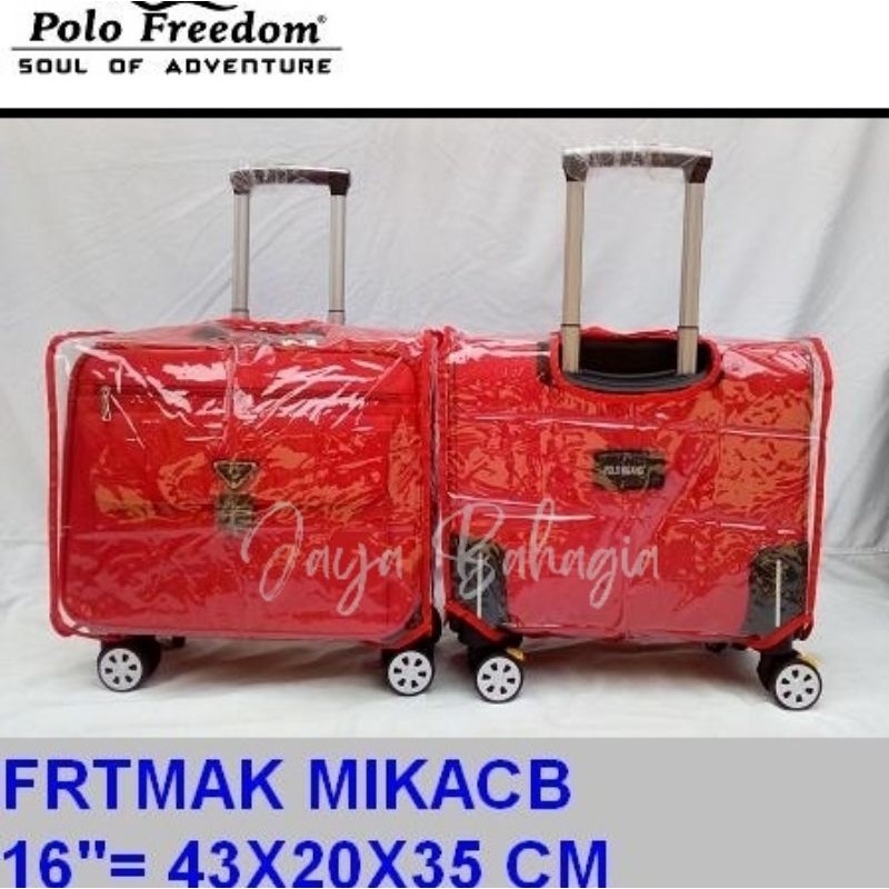 Cover Koper Mika 16 18 20 22 24 26 28 32 Inch Bening Transparan Polo Freedom Perekat Bawah