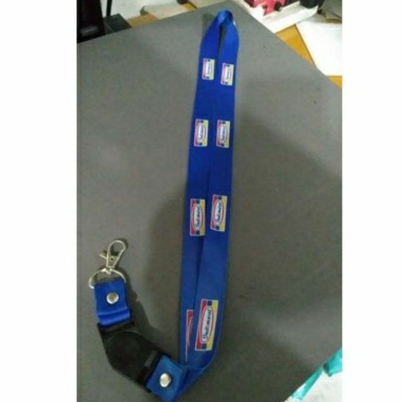 

Tali Id Card Lanyard Indomaret Indomarco Prismatama Printing Satuan Biru Murah