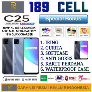 REALME C25 RAM 4/64 GB | C25Y 4/64 | Narzo50i Prime 3/32 | C30 2/32 GARANSI RESMI REALME INDONESIA
