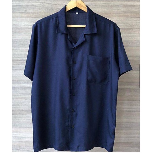 KEMEJA JACOB POLOS  / ATASAN PRIA / KEMEJA BASIC POLOS PRIA MOSCREPE / KEMEJA KOKACOB / ATASAN BAJU COWOK LENGAN PANJANG &amp; PENDEK