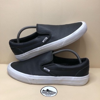 vans slip ons mens leather