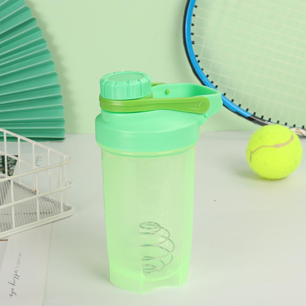 Populer Botol Shaker Nutrisi 500ml Outdoor Portable Dengan Kawat Whisk Ball Botol Minum