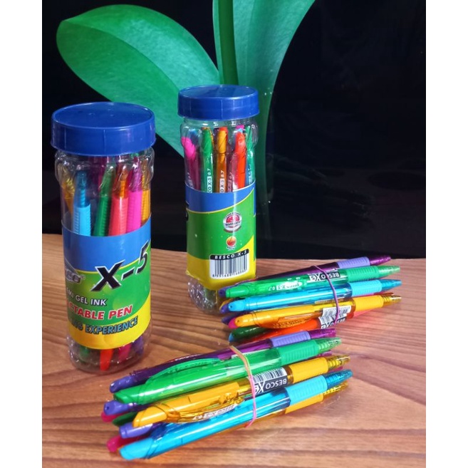 

pulpen Besco X5 isi 12pcs/pulpen semi gel murah