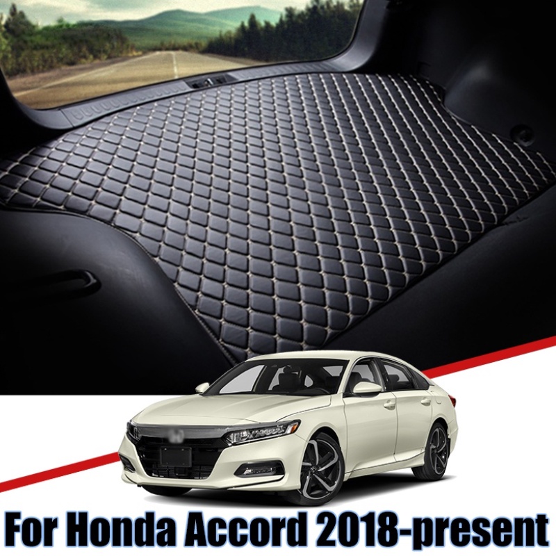 Matras Pelindung Bagasi Mobil Bahan Kulit Premium Untuk Honda Accord 2018-2021