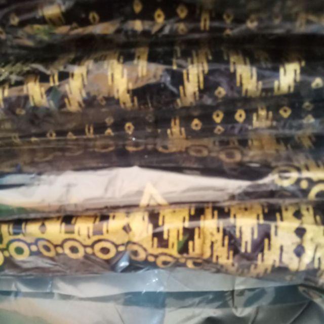 Flash Sale Batik Couple Keluarga Original Prada Emas Corak Wayang ,batik Ayah Anak