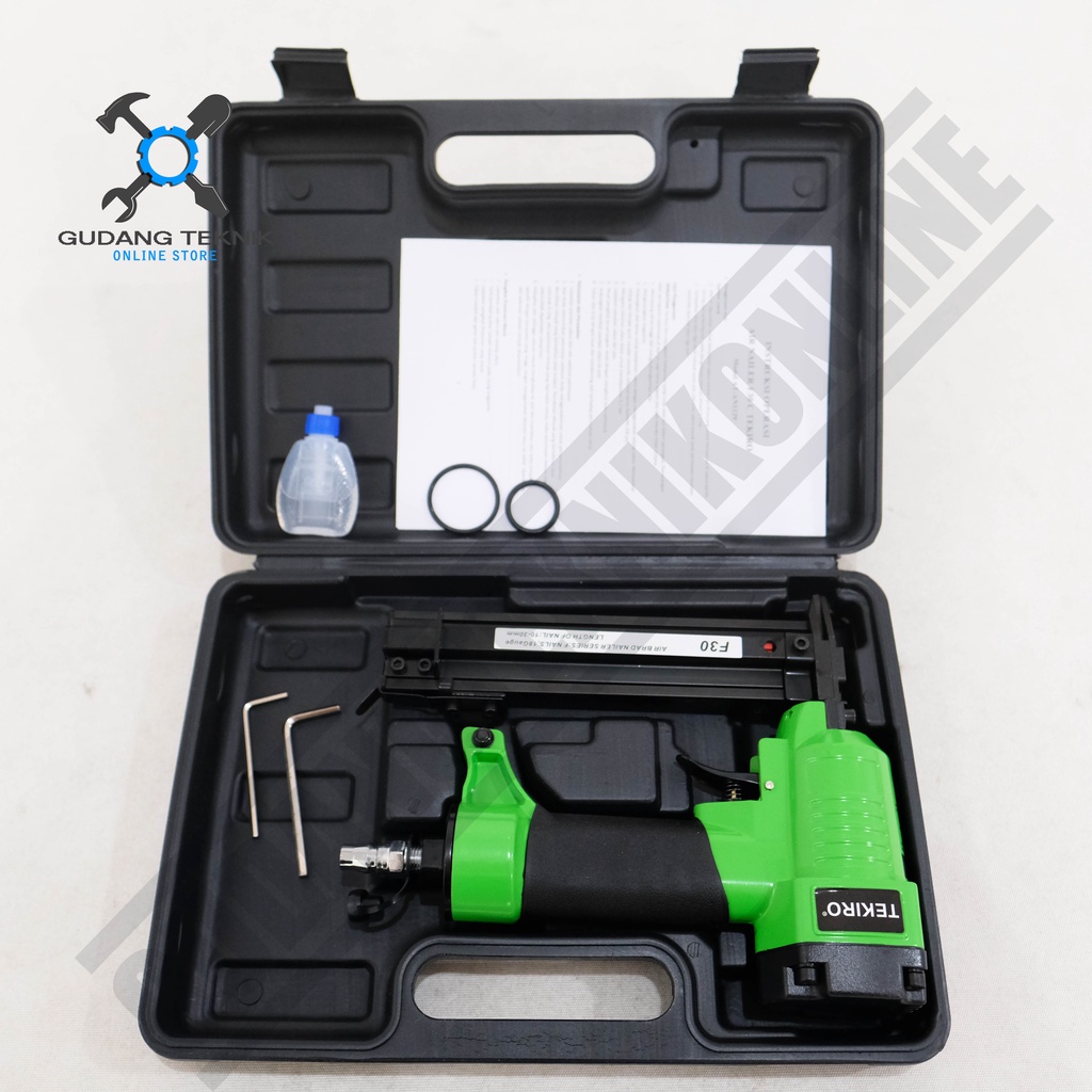 Mesin Paku Tembak Angin Tekiro F30C Air Nailer / Tekiro Air Nailer F 30C - Mesin Tembak Staples F30