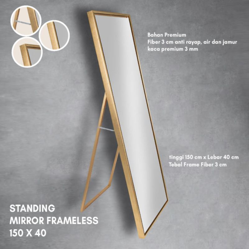 STANDING MIRROR FRAMELESS