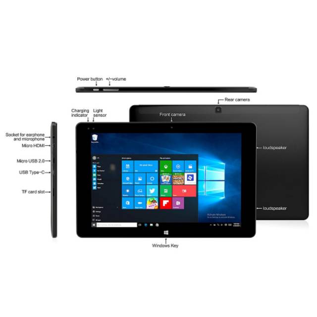 Alldocube iWork10 Pro Tablet PC 4GB 64GB 10.1&quot; Windows + Android Intel Z8330