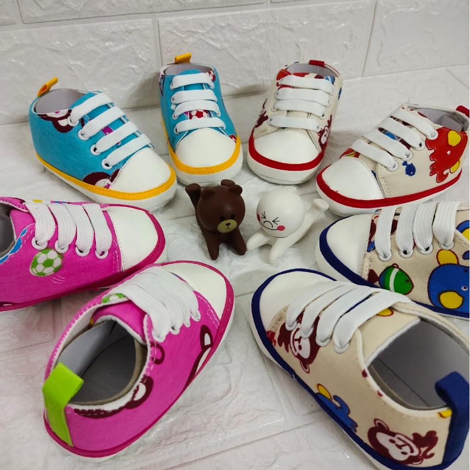 Sepatu Prewalker Casual Bayi #01 Unisex 3-12 Bulan / Sepatu Casual Bayi