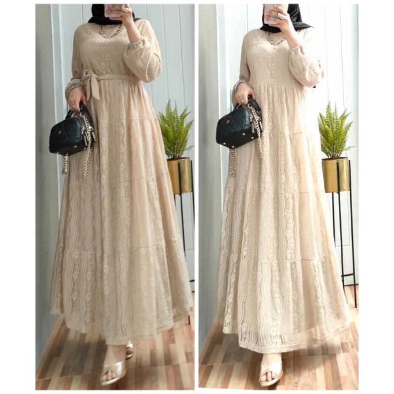 dress brukat import ori bangkok by SOIRA