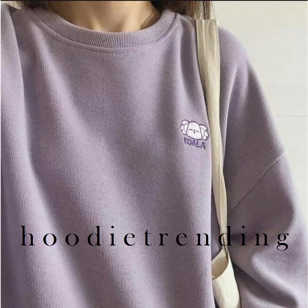 HODISO - Koala Head Crewneck Sweater
