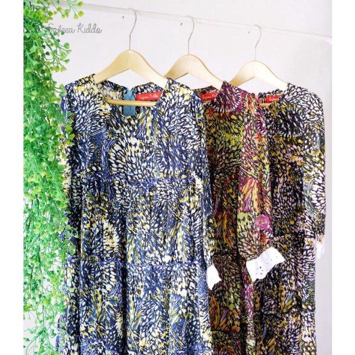 Gamis Anak Rayon Fireworks by Safeea Kiddo