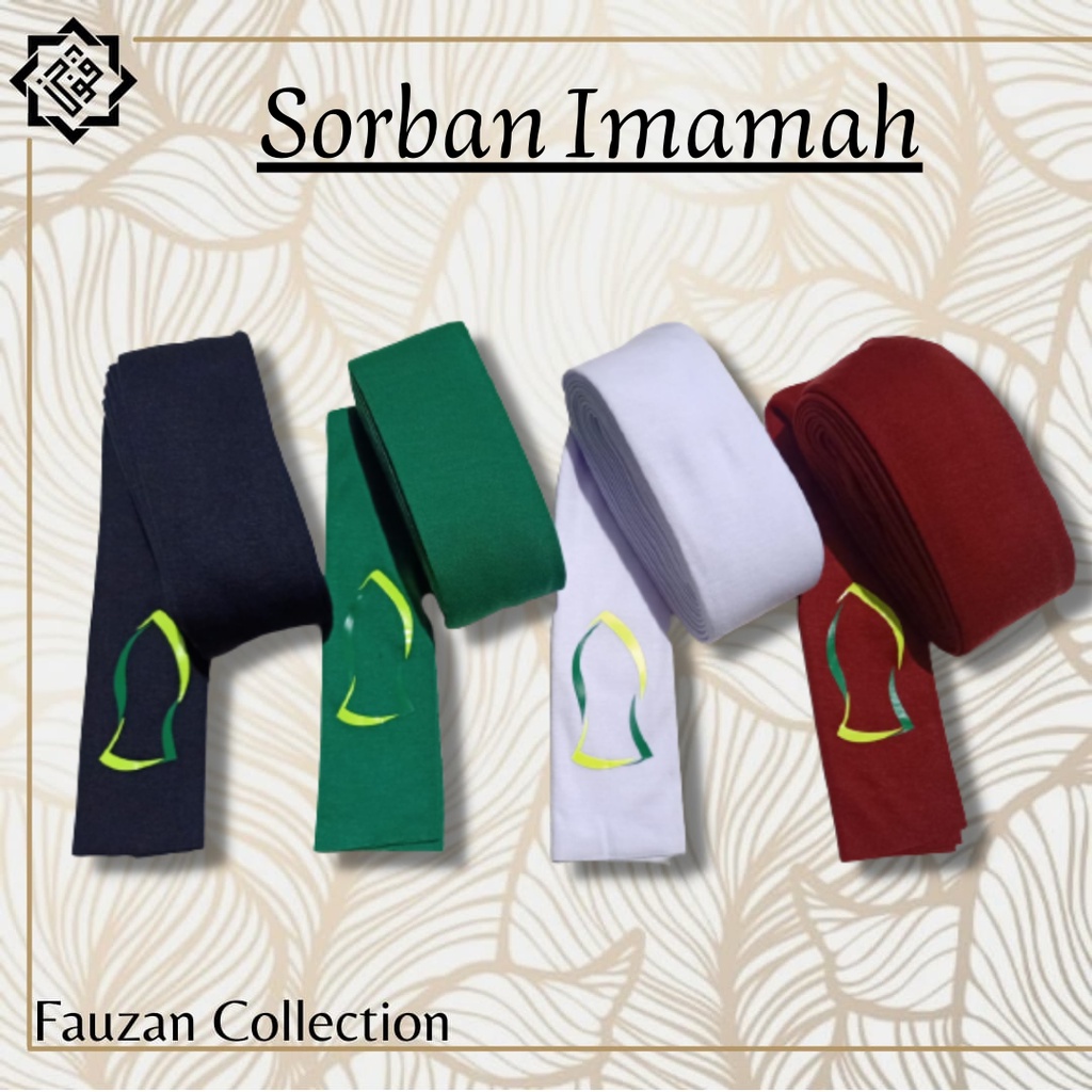 TERMURAH Sorban Imamah Sorban Sorban Imamah Polos  Rida panjang 3 Meter