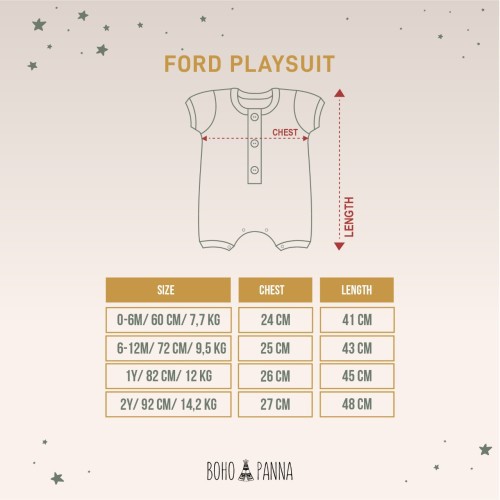 BOHOPANNA MURAH FORD PLAYSUIT JUMPER ANAK PLAY SUIT BOHO PANNA BOHOBABY