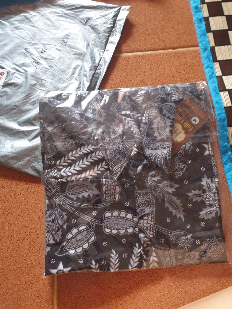 Maura Couple Sania Ruffle Batik Couple Ori Ndoro Jowi Garansi Termurah, Motif Seno Biru