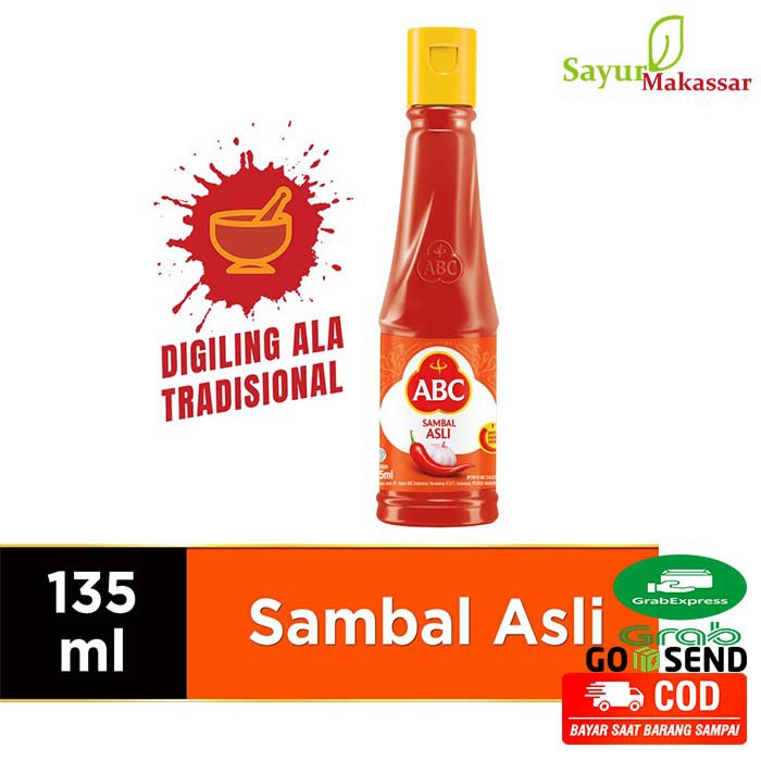 

Sambal Asli / sambel ABC Botol 135 mL Makassar