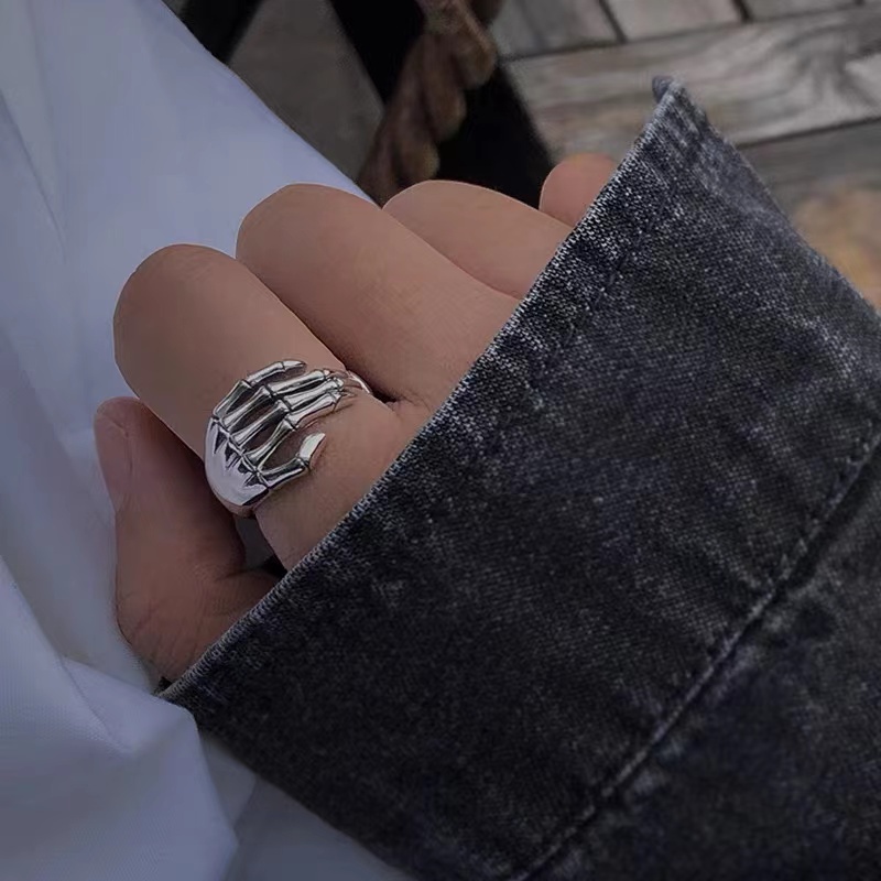 Cincin Tangan Gaya Hip Hop Retro Unik