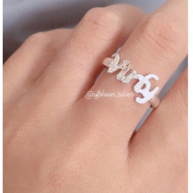 Cincin custom nama