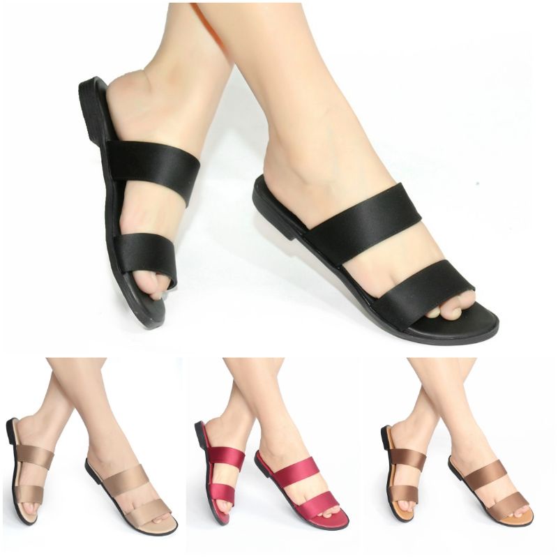 Sandal Wanita Slop Casual LOLINDA Sendal Flip Flop Wanita Selop Teplek LOLINDA RN 171