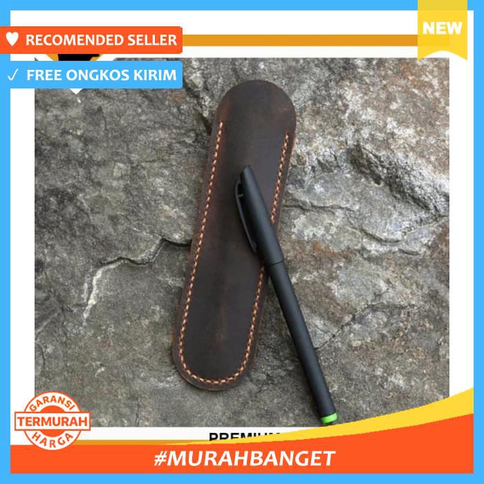 

Sarung Pulpen Dari Kulit Asli Jenis Crazy Horse Handmade - Alat Tulis - Tempat Pensil