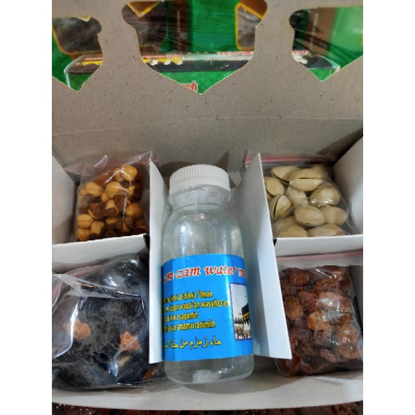 

paket oleh oleh haji dan umroh 5 item/paket termurah sovenir haji dan umroh/paket hemat dan prak