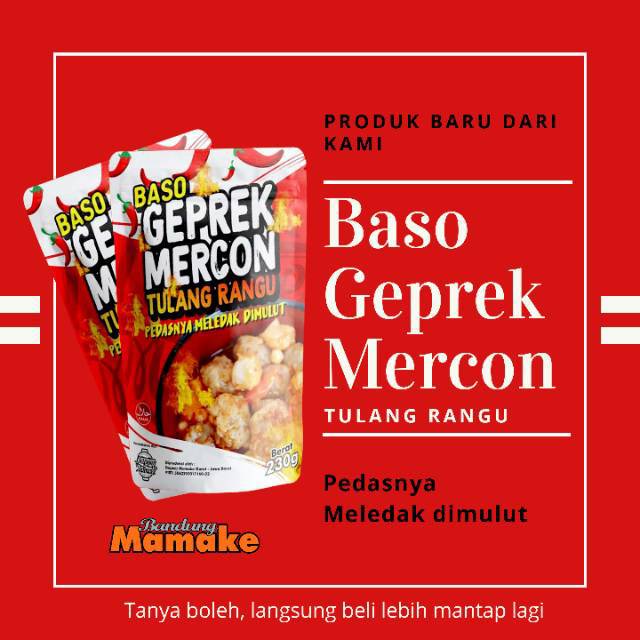 

Baso Geprek Mercon Bandung Mamake