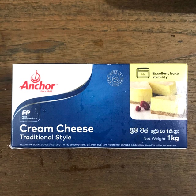 Anchor Cream Cheese Kemasan 1kg - Gosend/Grab Only!