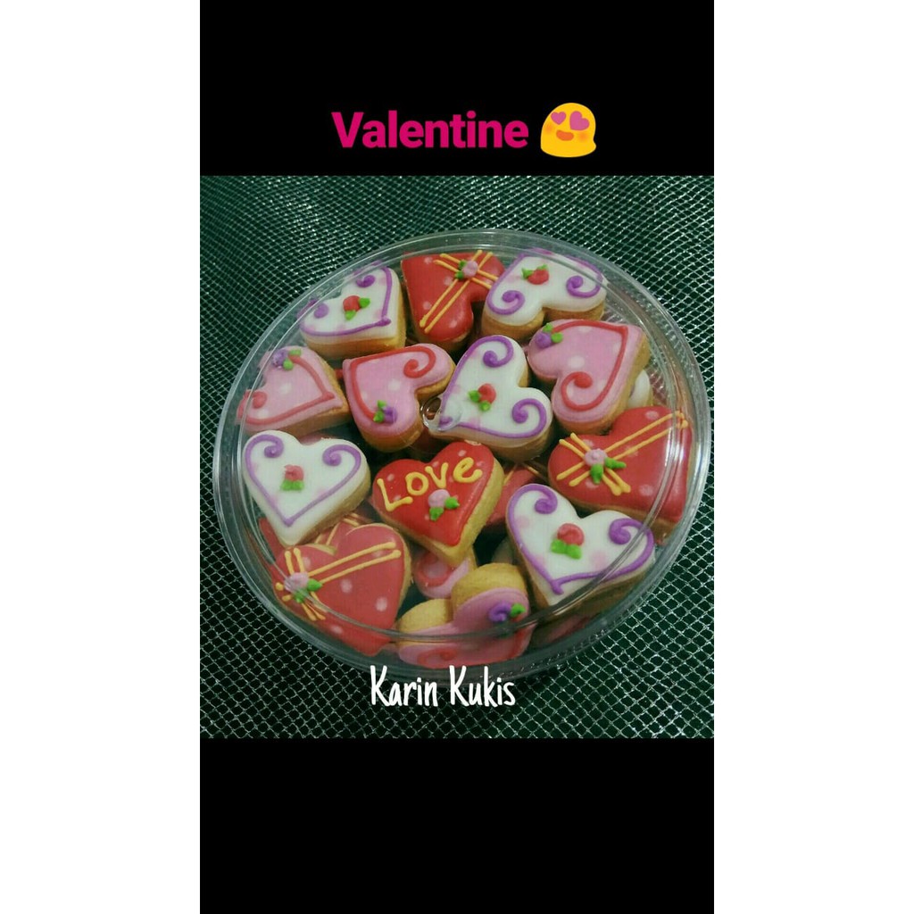 

Kukis Hias, Kukis Karakter, Fancy Cookies, Hampers Love (Valentine)