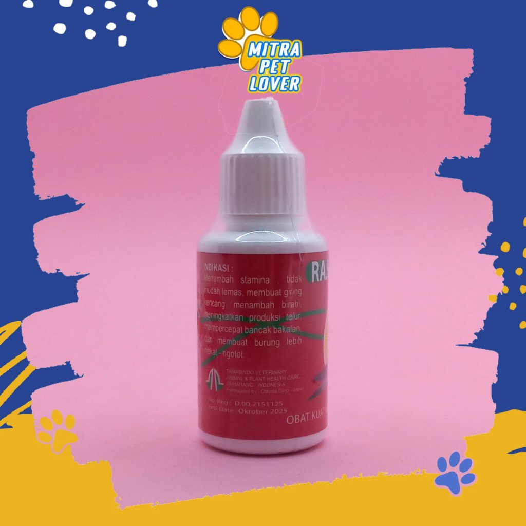 VITAMIN BURUNG MERPATI - RAJA KOLONG DROP 30 ML ORIGINAL - MULTIVITAMIN STAMINA BAGI JANTAN BETINA BALAP CEPAT - ANTI LEMAS AMPUH AMAN - HERBAL - MURAH - ASLI - PET ANIMAL HEALTHCARE TAMASINDO OBAT KESEHATAN TERNAK HEWAN BINATANG PELIHARAAN MITRAPETLOVER