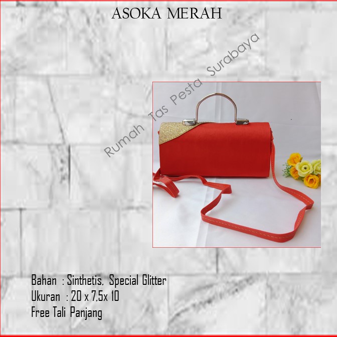 Tas Seserahan,Tas Souvenir,Tas Home Made ,ASOKA MERAH