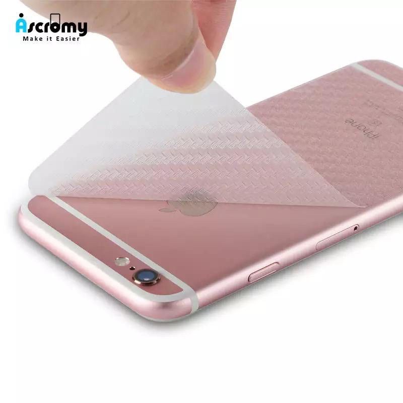 iPhone 6 6+ 7 7+ 8 8+ SE SE 2 Anti Gores Skin Karbon Plastik Transparan Carbon Screen Guard Protector Anti Jamur 6 Plus 7 Plus 8 Plus