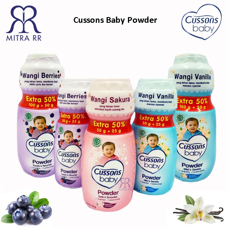 Cussons Baby Powder 75 gr/150 gr Bedak Bayi Tabur Cussons Baby